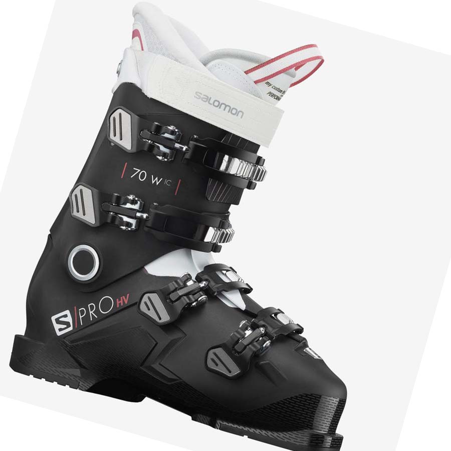 Salomon S/PRO HV 70 W IC Síbakancs Női Fekete Fehér | HU 3550SGL